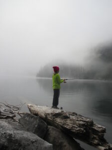 photo of fishing, lake fishing, and trout fishing